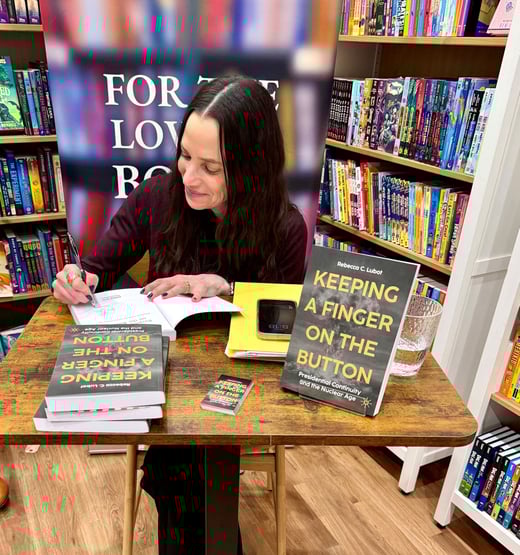 Rebecca Lubot Keeping a Finger Book Launch