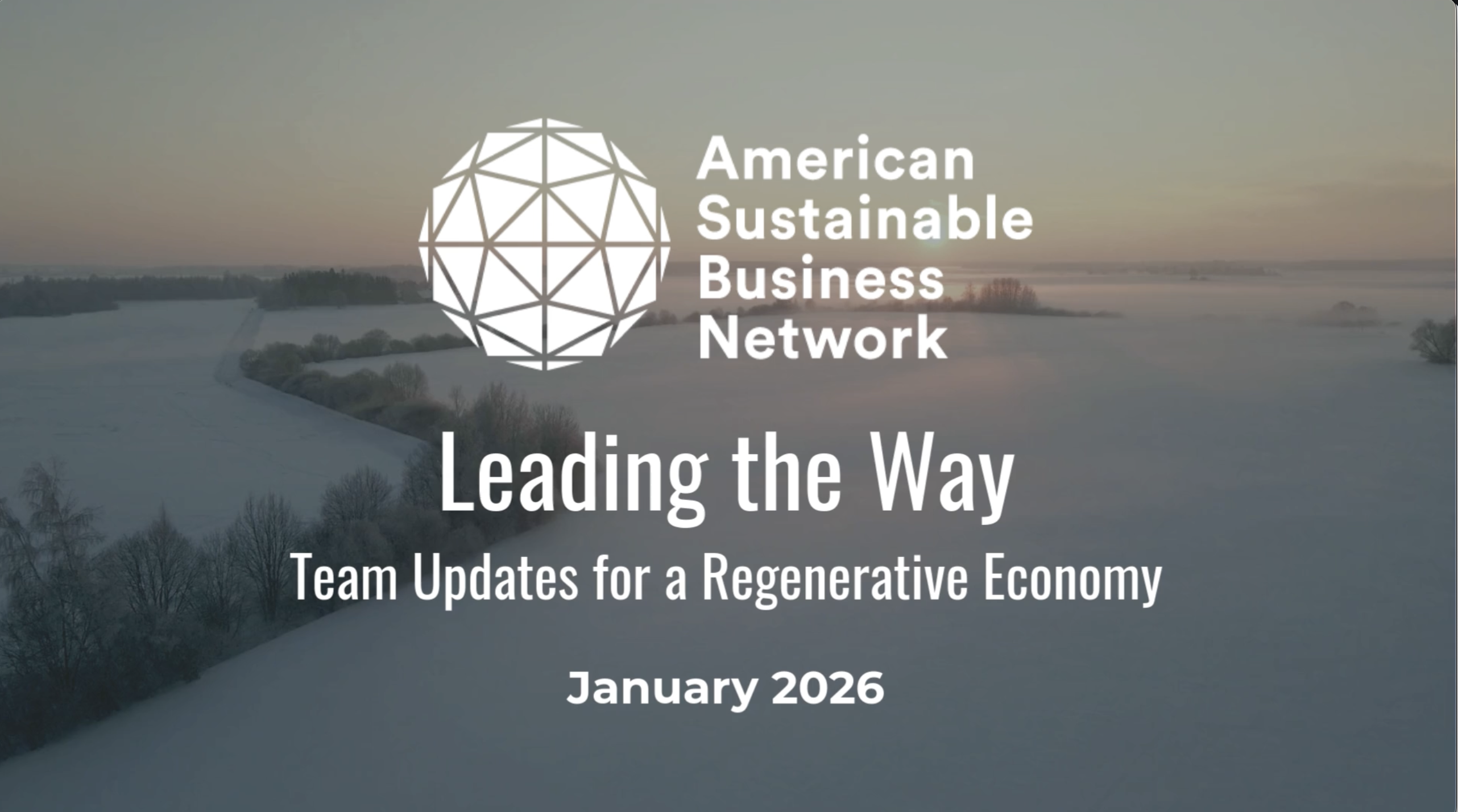 January 2026 Leading the Way